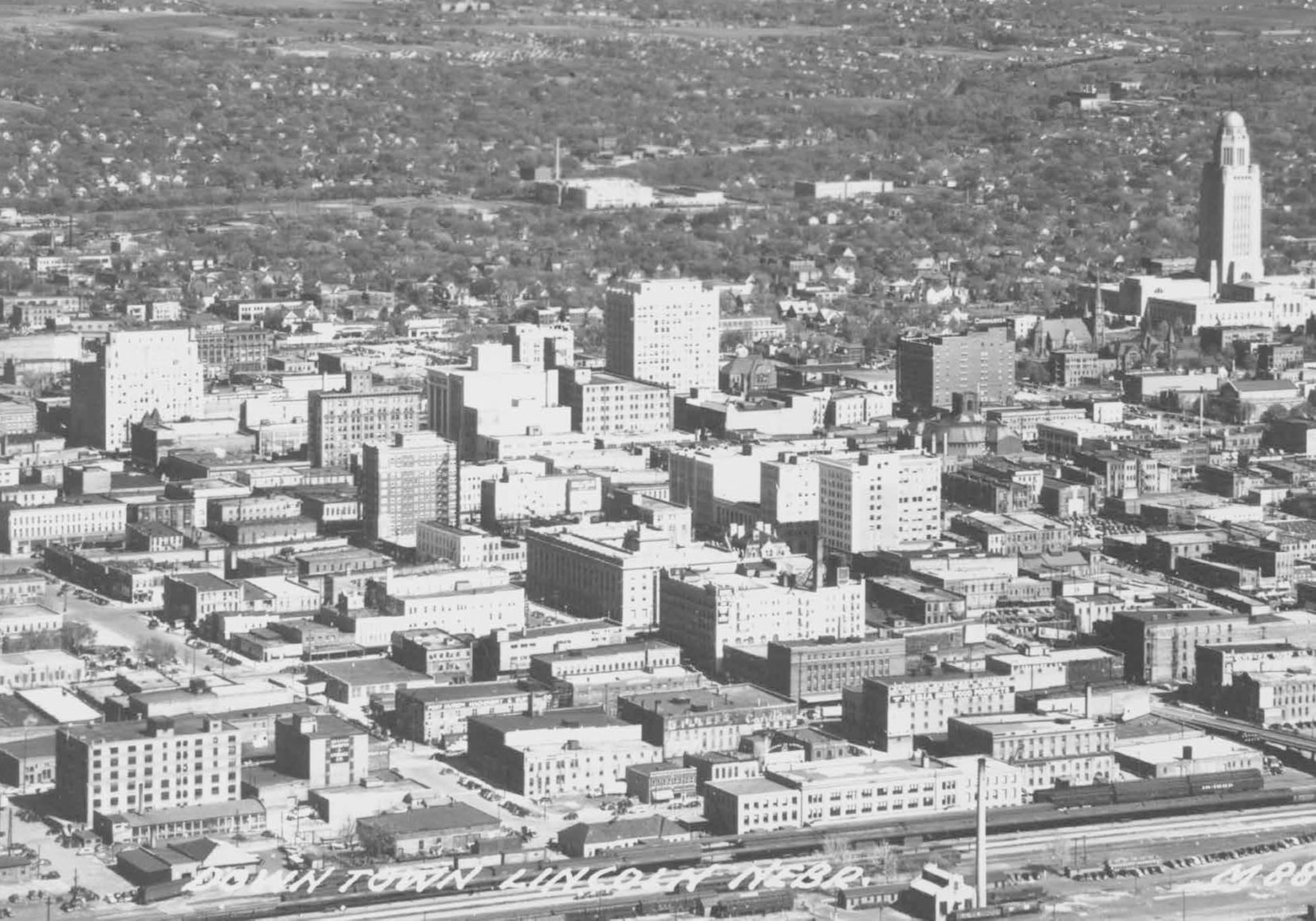 Downtown Lincoln in 1960s